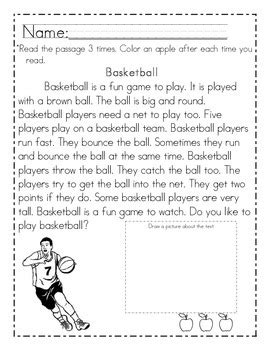 First Grade Fluency Passages (Level 2) by First Grade Friendzy | TpT