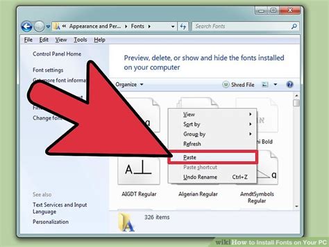 How To Install Fonts On Your Pc Steps With Pictures Wikihow
