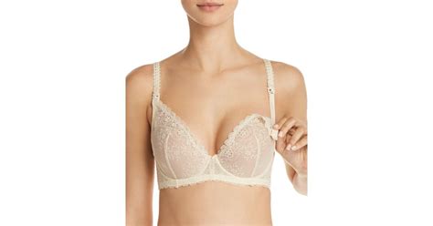 le mystere lace bra sexy mama nursing 163 in ivory black lyst