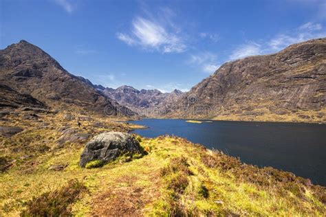 View Of Loch Coruisk In Isle Of Skye Scotland Stock Photo Image Of