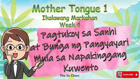 Grade 1 Mother Tongue Quarter 2 Week 4 Melc Based Youtube
