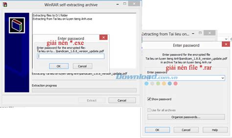 Cách Tạo File Tự Giải Nén Exe Và đặt Mật Khẩu Cho File Nén Với Winrar