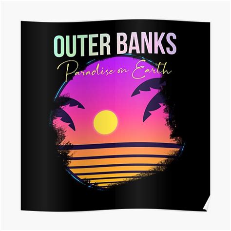 Outer Banks Netflix Poster By Josawestuff Redbubble