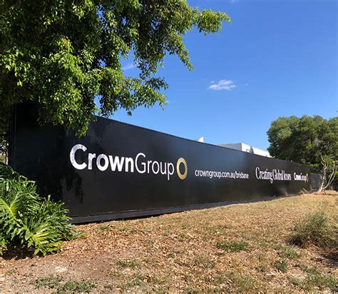 Crown Group West End Brisbane Gold Coast Signwriter Bremner Signs