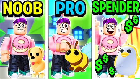Can We Beat The Noob Vs Pro Vs Robux Spender Build Challenge In Adopt