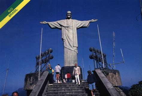 Gulfmann Postcards Brazil ~ Rio De Janeiro Christ Statue