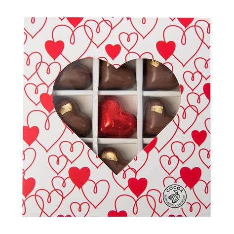 Chocolate Hearts 9 Pcs Za