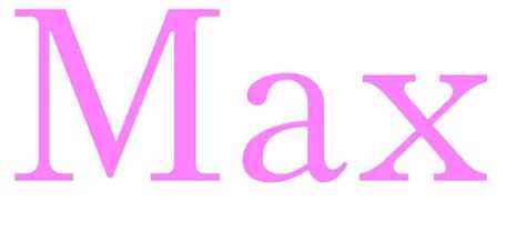 Max Name For Girls Uk Baby Names