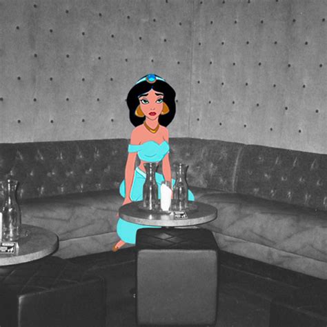 Princess Jasmine In The Club This Artist Drops Disney Characters Into
