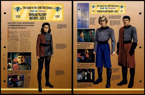 Romulan Military Uniforms 2260s The Romulan Star Empire Star Trek