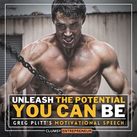 Unleash The Potential You Can Be ~ Greg Plitt Most Powerful