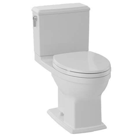 Toto Drake Ii 2 Piece Toilet With Elongated Bowl And Sanagloss Free