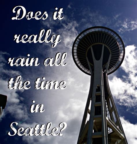 Rain in Seattle: What the Weather in Seattle Is Really Like | Seattle