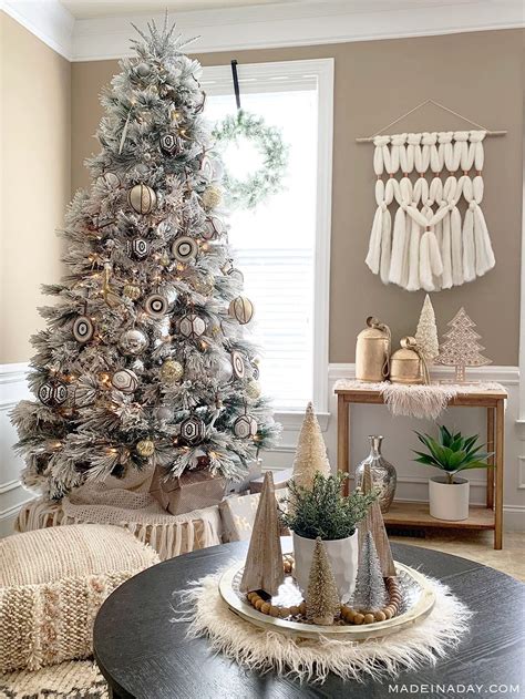 30 Boho Christmas Tree Decorations Decoomo