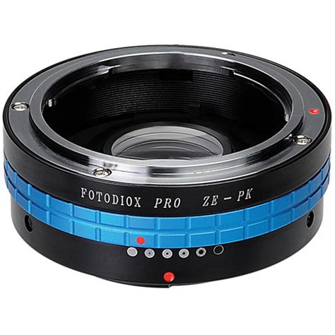 fotodiox pro lens mount adapter for mamiya ze lens to mze pk pro