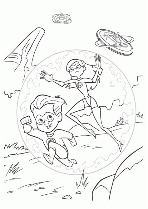 Incredibles 2 coloring pages