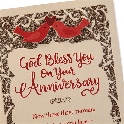 God Bless You On Your Anniversary Religious Anniversary Card Greeting Cards Hallmark