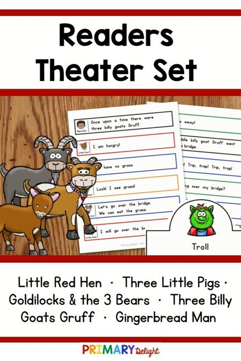 Folktales Readers Theater Scripts Easy Scripts For First Grade