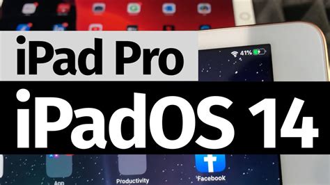 How To Update Ipad Pro To Ipados 14 Ios 14 Youtube