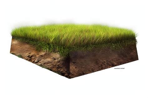 Premium Ai Image 3d Illustration Round Soil Ground Cross Section With