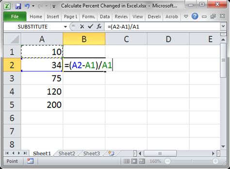 However, with excel, calculating percentages is even easier because the spreadsheet application automatically performs several steps in the background. Calculate Percent Change in Excel - TeachExcel.com
