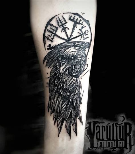 11 Viking Raven Tattoo Ideas That Will Blow Your Mind Alexie