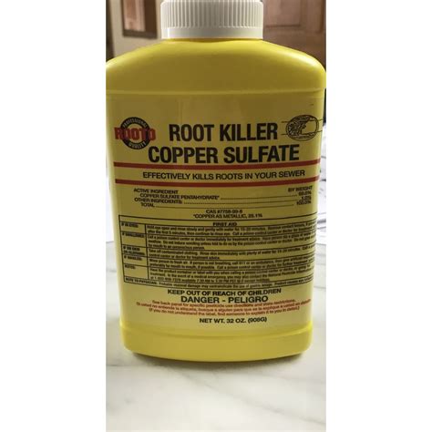 Rooto Copper Sulfateroot Killer 32oz Warren Pipe And Supply