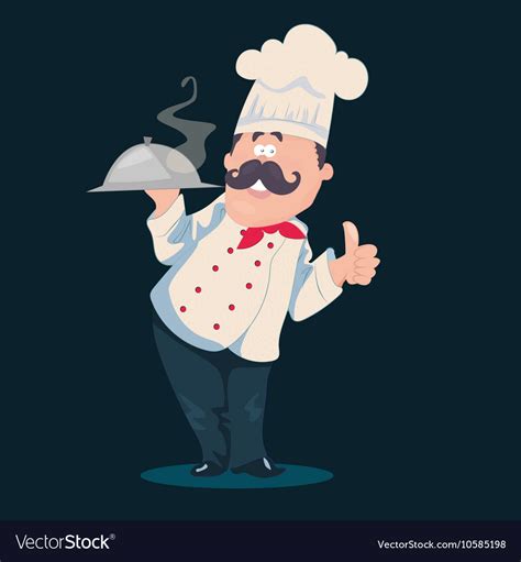 Chef Cartoon Character Royalty Free Vector Image