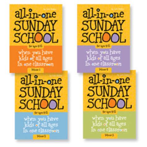 All In One Sunday School Sunday School Books