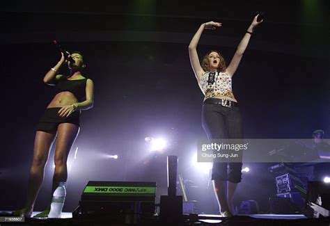 Julia Volkova And Elena Katina Of The Russian Girl Band Tatu Perform News Photo Getty Images