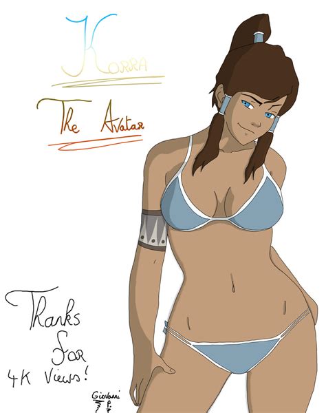 Legend Of Korra Korra The Avatar Bikini Version By Venatorunum On Deviantart