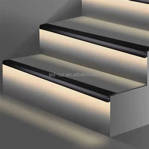 Led Profile Step Extrusion Stair Nosing For Led Strip Buy Stair Nosing With Rubberised Non