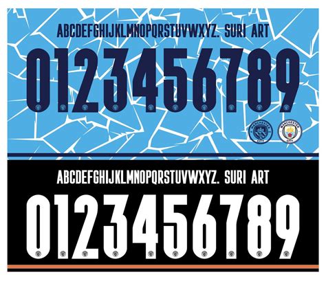 Font Vector Manchester City 2020 2021 Font Svg Cutting Kit Etsy