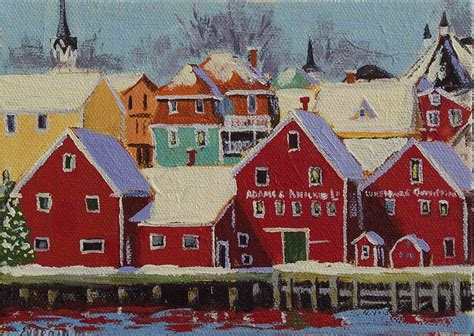 Lunenburg Christmas 2017 Evgenia Makogon Fine Art