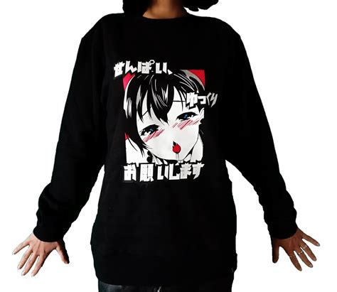 Senpai Girl Sweatshirt Japanese Manga Style Unseed Urban Clothing