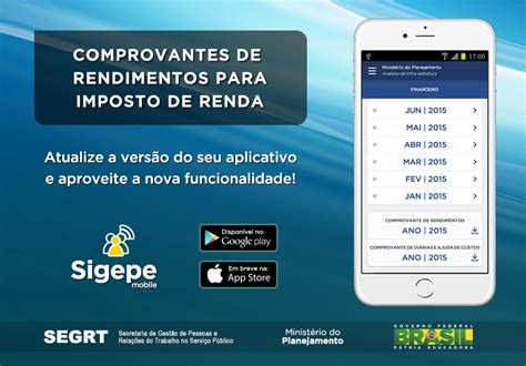 Sigepe Mobile Disponibiliza Comprovante De Rendimentos Para Imposto De Hot Sex Picture