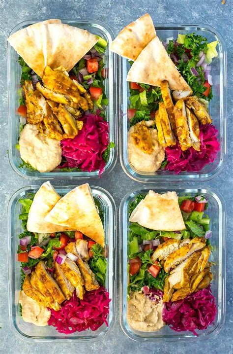 Learn how to make lebanese chicken shawarma at home. Chicken Shawarma Meal Prep Bowls-8 - The Girl on Bloor