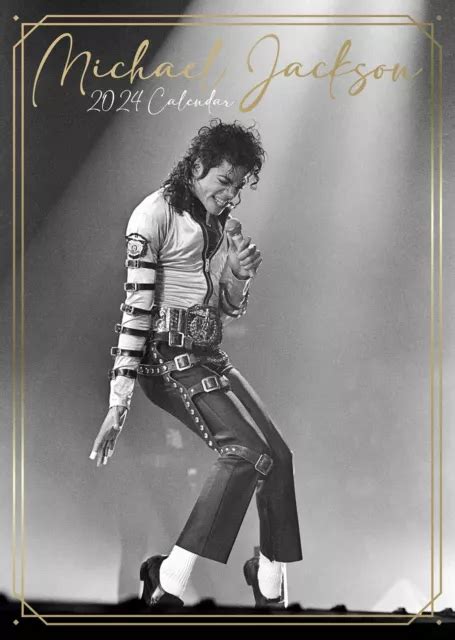 Michael Jackson 2024 Calendar Deluxe Range 1524 Picclick