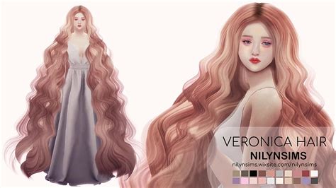 Veronica Hair From Nilyn Sims 4 • Sims 4 Downloads