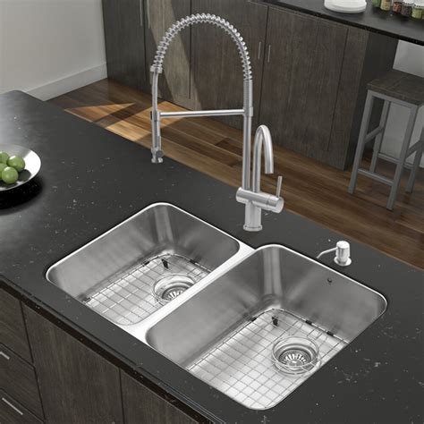 We did not find results for: Vigo 32 inch Undermount 60/40 Double Bowl 18 Gauge ...