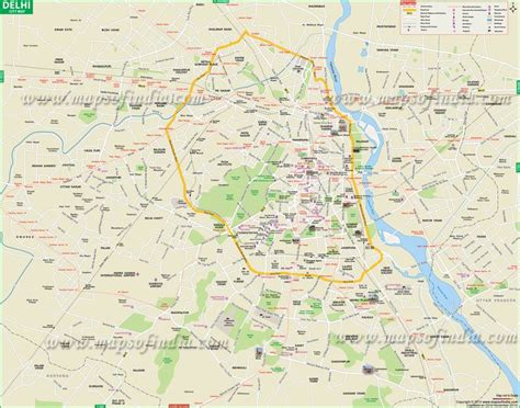 Delhi City Map Delhi City Map Delhi Map