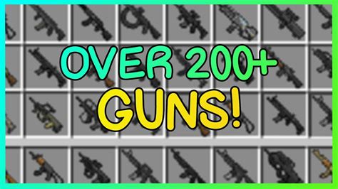 The Best Guns Addon For Minecraft Pe 2021 Actual Guns Cso Youtube