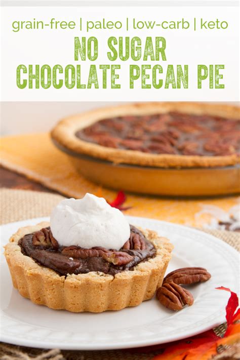 Cook frozen pie crust according to directions on package. No Sugar! Low-Carb & Keto Chocolate Pecan Pie | Healthful ...