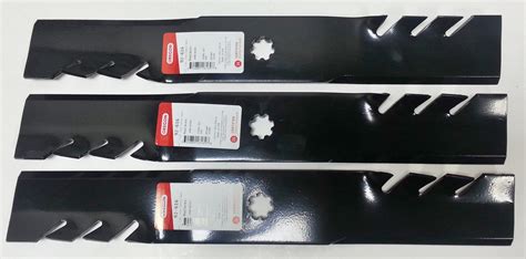 Set Of 3 Gator G3 Mulching Blades For John Deere Am137757 Am141035