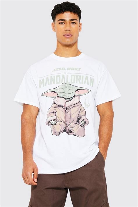 Baby Yoda Mandalorian License T Shirt Boohoo