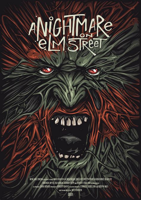 A Nightmare On Elm Street Poster On Behance