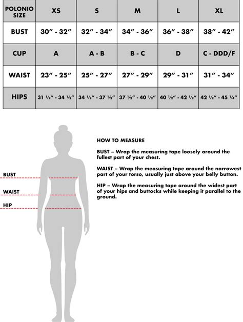 Women S Swimwear Size Chart