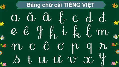 Cập nhật bảng chữ cái tiếng Việt đầy đủ nhất hiện nay Vua Nệm