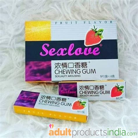 Sex Love Sexual Arousal Chewing Gum For Men And Women Adult Products India