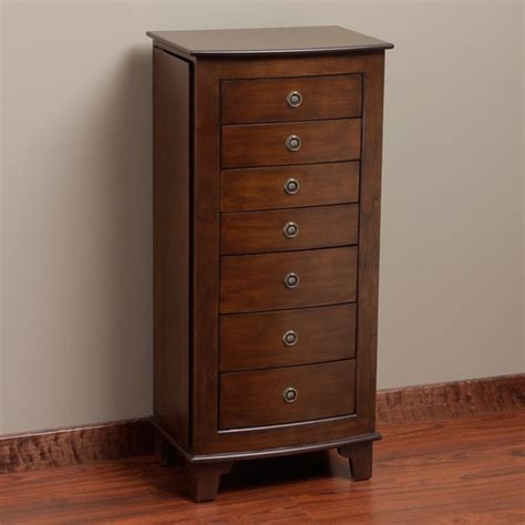 Carmen 7 Drawer Locking Jewelry Armoire 14123174